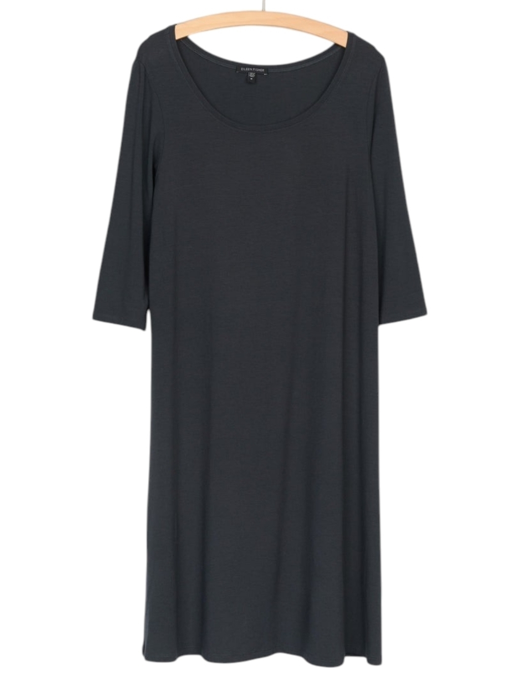 Eileen Fisher Midi Dress Women Small Gray
